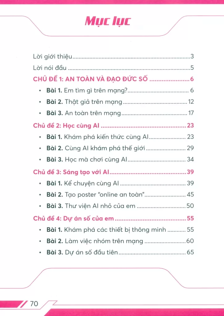 HỌC CÙNG AI LỚP 3